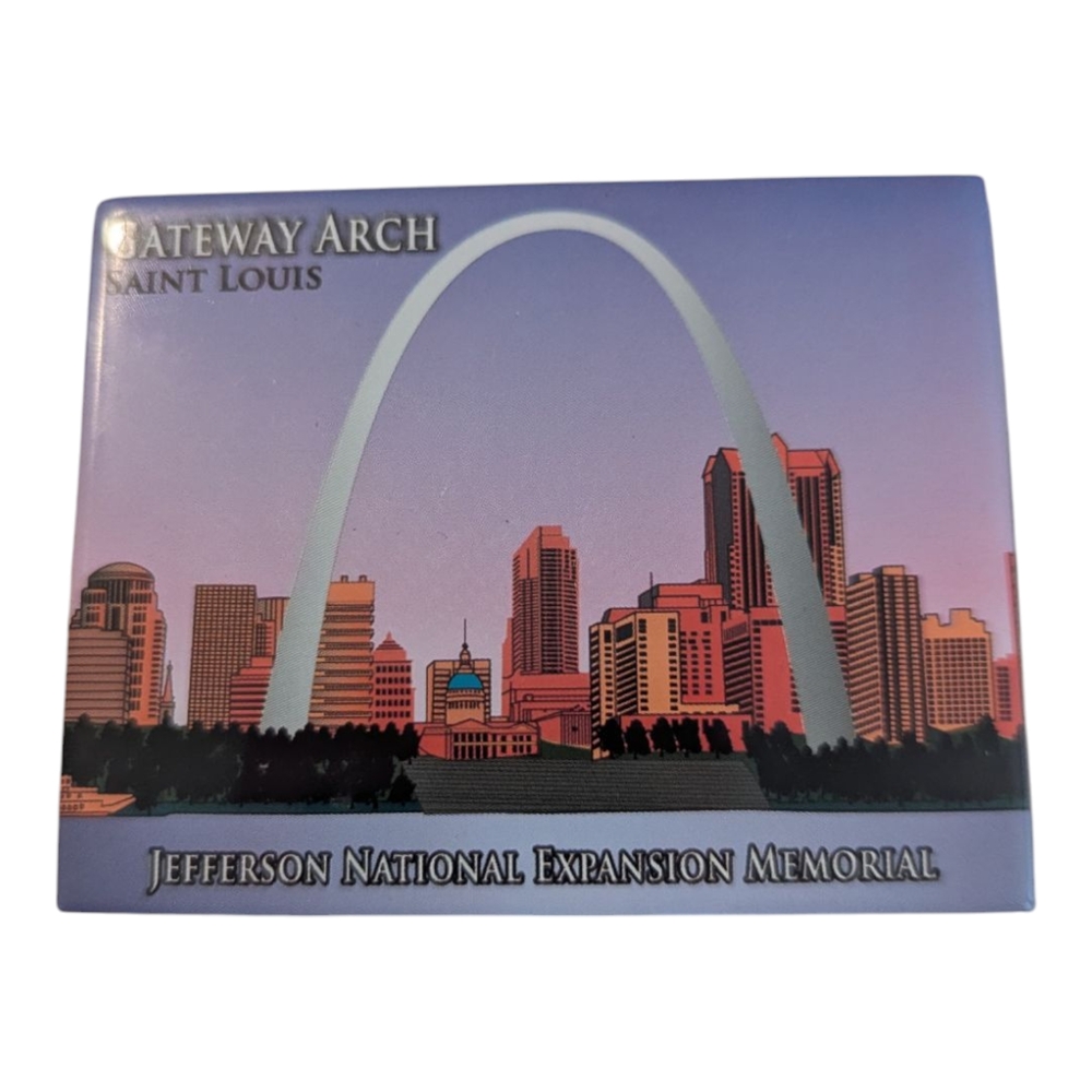 Vintage Gateway Arch Saint Louis, Missouri Fridge Refrigerator Magnet 3"